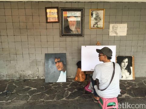 Keberadaan Pelukis Kota Tua Di Tengah Gempuran Zaman